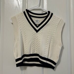 Aritzia cropped sweater vest
